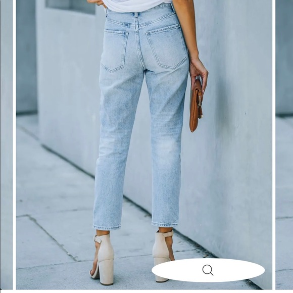 NWT Sold Out VICI Collection Kason High Rise Distressed Denim - Picture 2 of 8